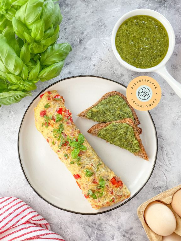 Sycące zdrowe śniadanie.