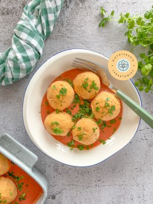 Przepis z jesiennej diety wegetariańskiej również dla wegan. Szybki i zdrowy obiad.