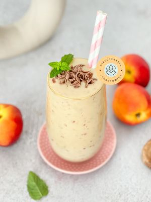 Słodki zdrowy deser dla dziecka, przepis z gotowej diety od dietetyka klinicznego.