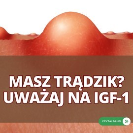 IGF-1 
(Insulin-like Growth Factor 1), czyli insulinopodobny czynnik wzrostu 1, to hormon białkowy produkowany głównie w wątrobie. Posiada receptory na gruczołach łojowych, oraz keratynocytach, a jego podwyższony poziom jest powiązany z rozwojem i nasileniem trądziku.

Co istotne na jego poziom wpływ ma to co jemy, oraz proporcje tego co jemy. 

Koniecznie obejrzyj wszystkie slajdy karuzeli do końca ponieważ z okazji Black Month przygotowałam niespodziankę 🥰.