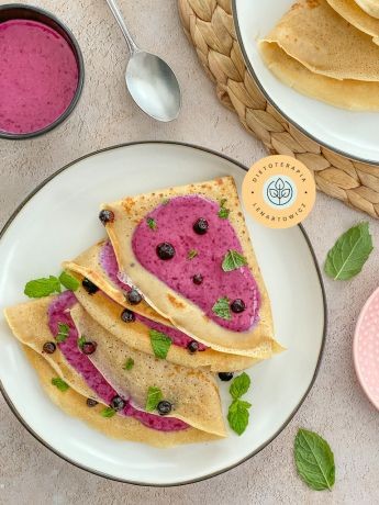 Pyszne sÅodkie Åniadanie dla dziecka, zdrowe i bogate w polifenole.