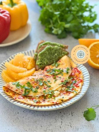 Zdrowe szybkie Åniadanie niskowÄglowodanowe o niskim indeksie glikemicznym, przepis z diety LOW CARB budÅ¼etowej.