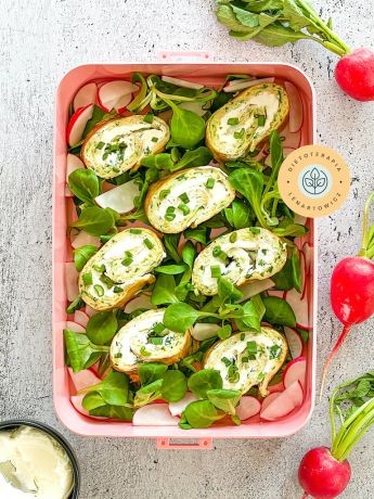 Zdrowe i odÅ¼ywcze wegetariaÅskie Åniadanie z diety do pudeÅka autorstwa MaÅgorzaty Lenartowicz