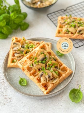 PomysÅ na zdrowa kolacjÄ z goframi. Danie nie tylko dla dzieci.