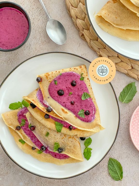 Pyszne sÅodkie Åniadanie dla dziecka, zdrowe i bogate w polifenole.