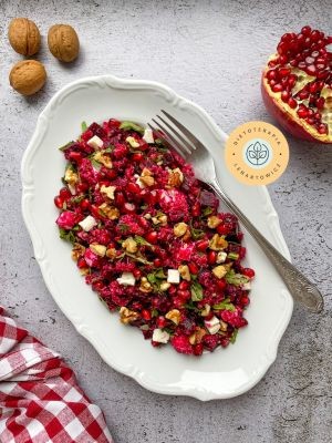 Pyszna saÅatka peÅna antyoksydantÃ³w, zdrowy posiÅek, kolacja do przygotowania w 10 minut.