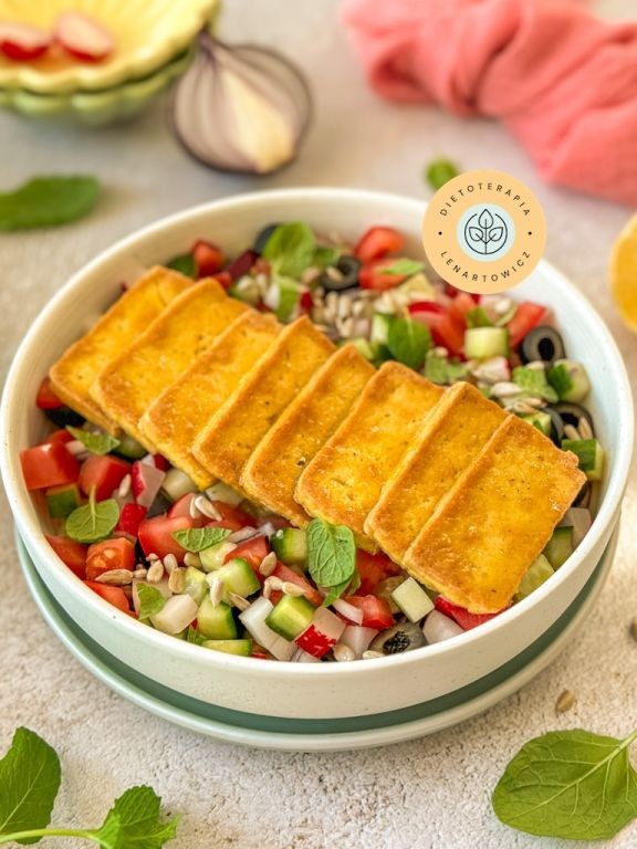 Zdrowa i szybka kolacja wegetariaÅska, posiÅek peÅen polifenoli i antyoksydantÃ³w.