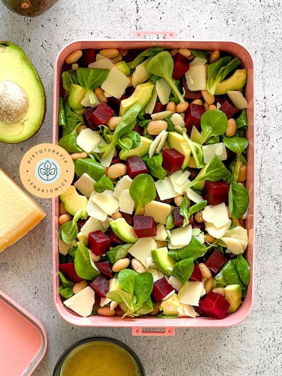 Zdrowa kolacja bogata w antyoksydanty, przepis z gotowej diety Low CARB turbo szybkiej do pudeÅka.